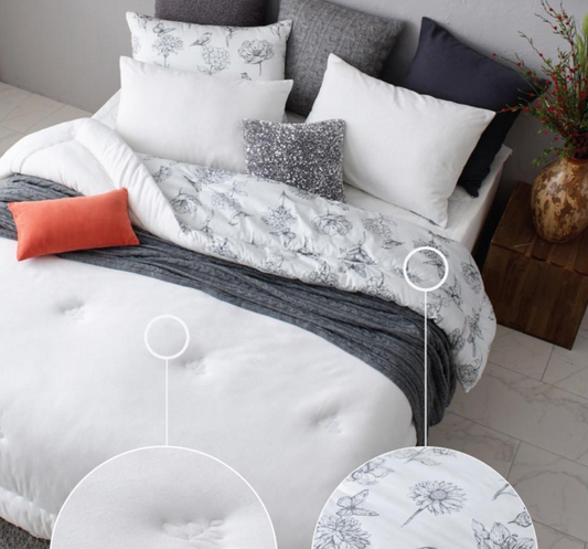 [NEW] Premium MOC (Modal+Cotton) Reversible Comforter Set