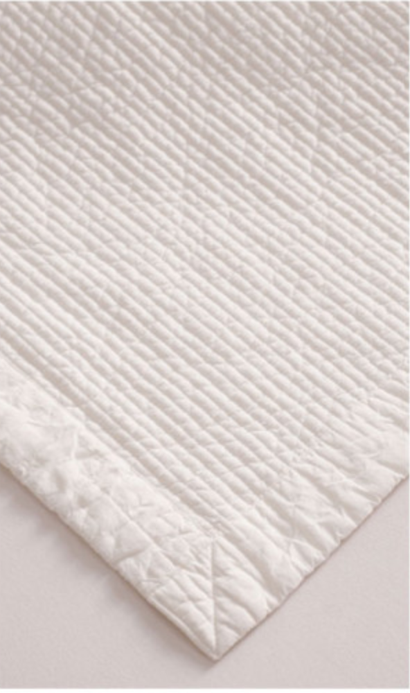 100% Washing Cotton Spread,Mattress Pad, Blanket_White