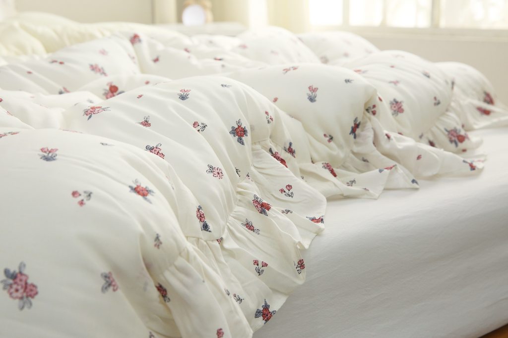 [Premium] 100%  Modal & 100% Cotton Comforter Set_Pink