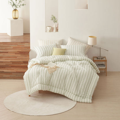 Modern Stripe  Asa Cotton100 Comforter